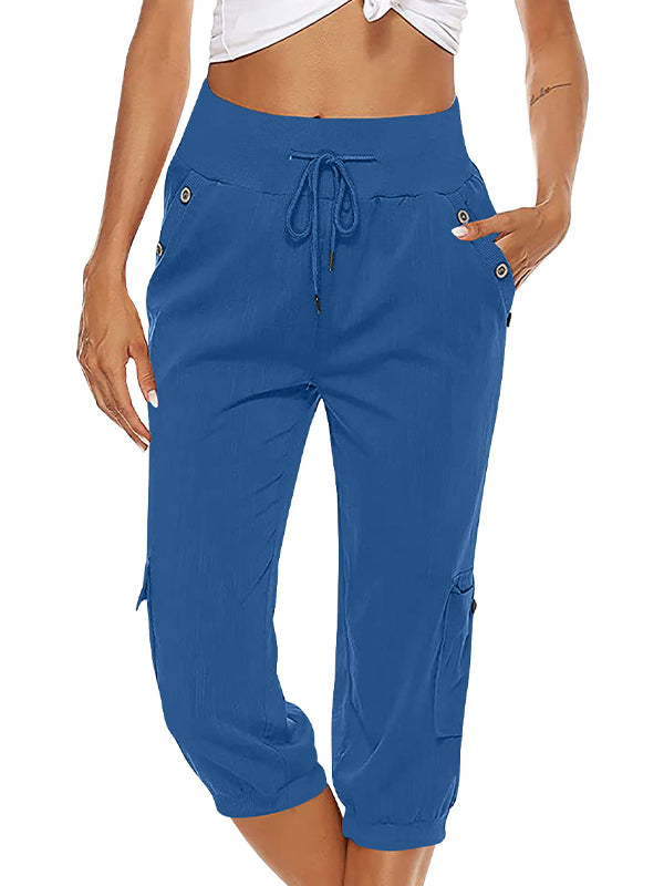 Valenzora | Caprihose mit Gummibund Damenbekleidung