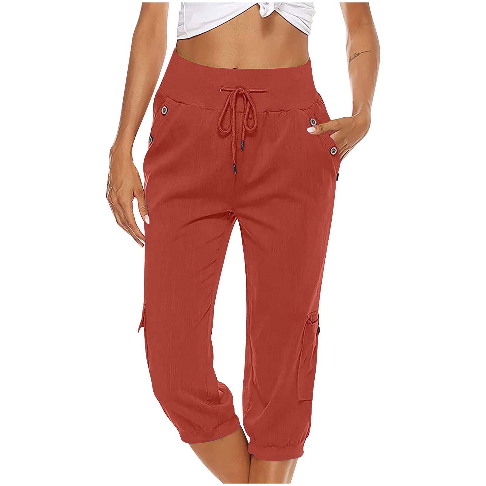 Valenzora | Caprihose mit Gummibund Damenbekleidung