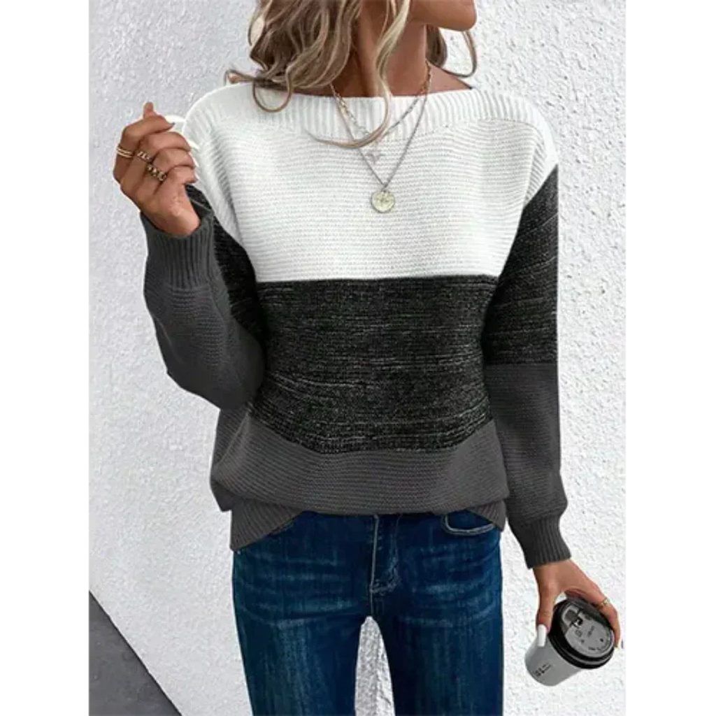 Valenzora | Damen-Winterpullover Leuchtende kuschelige Strickmode