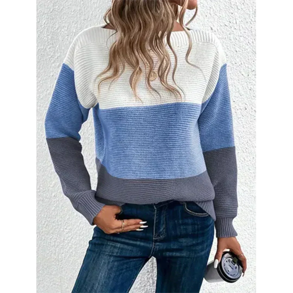 Valenzora | Damen-Winterpullover Leuchtende kuschelige Strickmode
