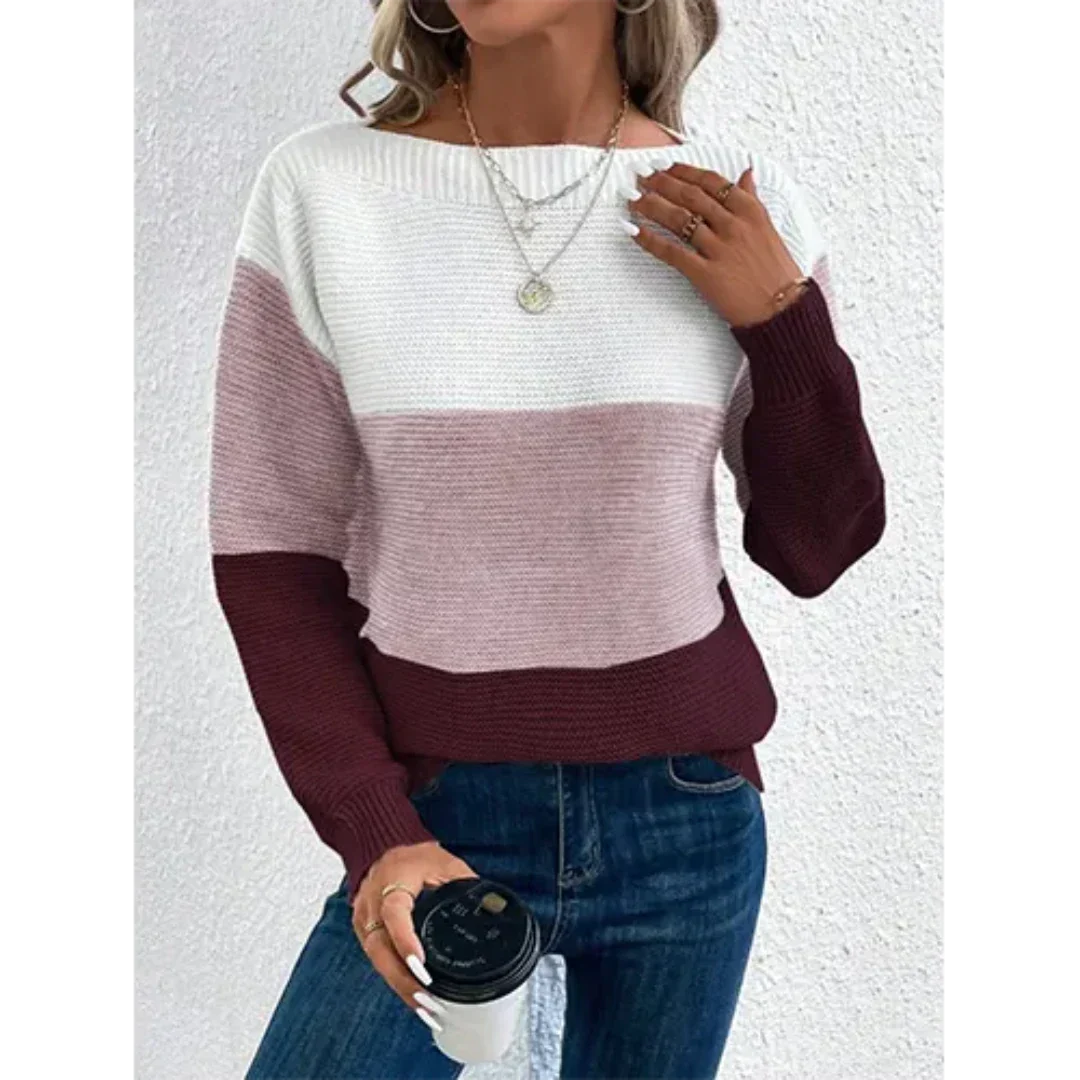Valenzora | Damen-Winterpullover Leuchtende kuschelige Strickmode