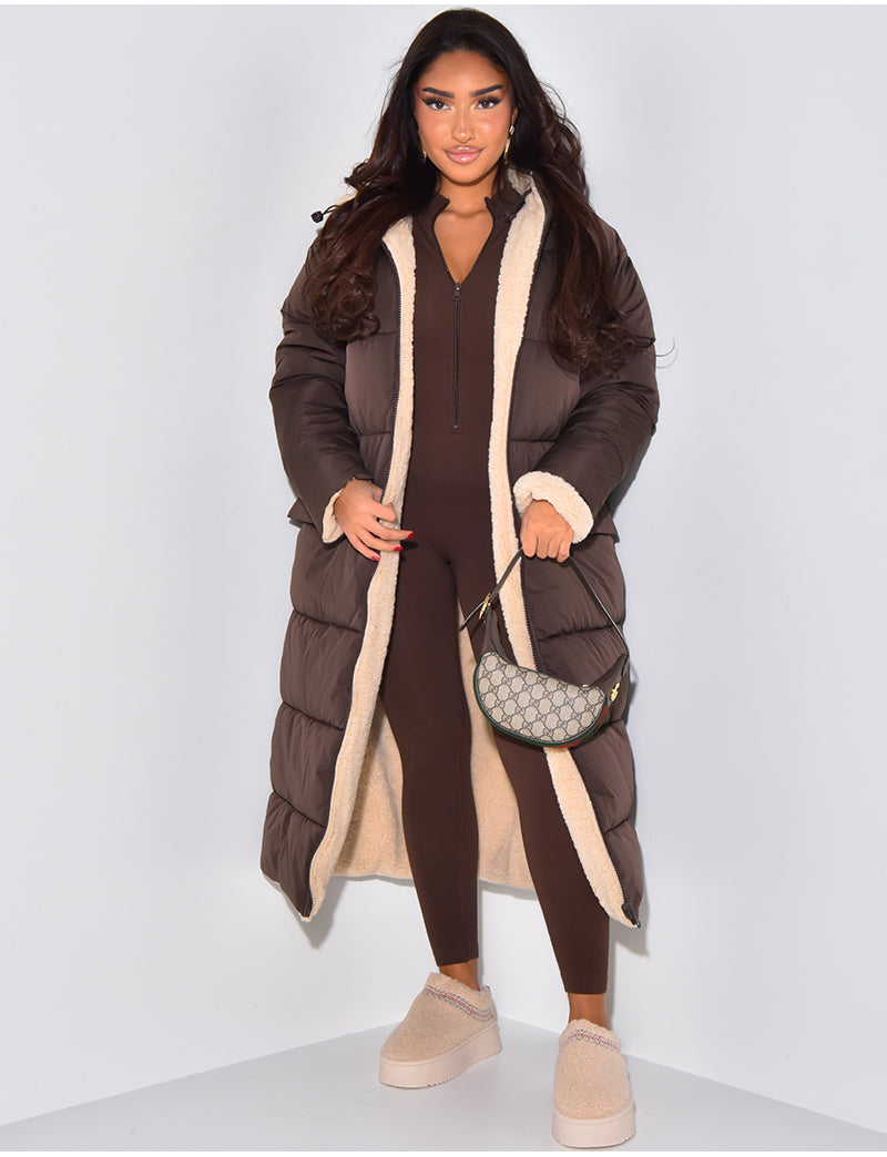 Valenzora | Warme gefütterte Winterjacke für Damen - Wendbare Fleecejacke