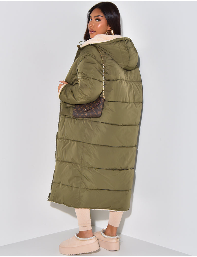 Valenzora | Warme gefütterte Winterjacke für Damen - Wendbare Fleecejacke