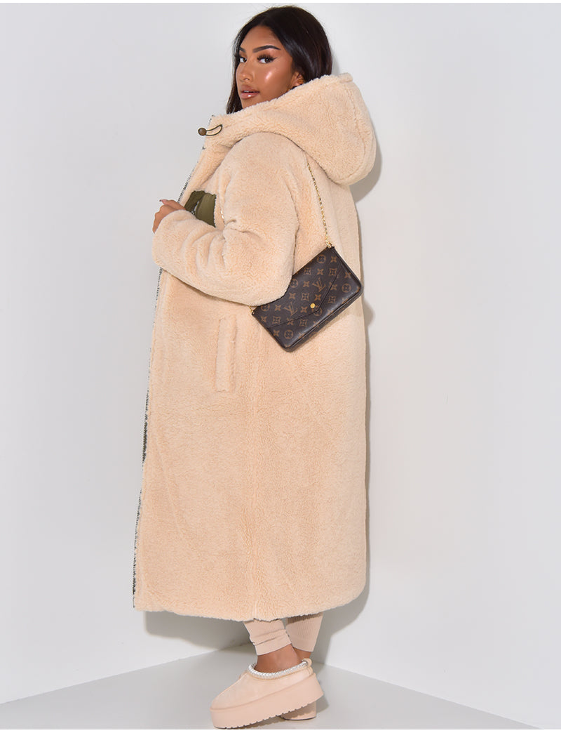 Valenzora | Warme gefütterte Winterjacke für Damen - Wendbare Fleecejacke