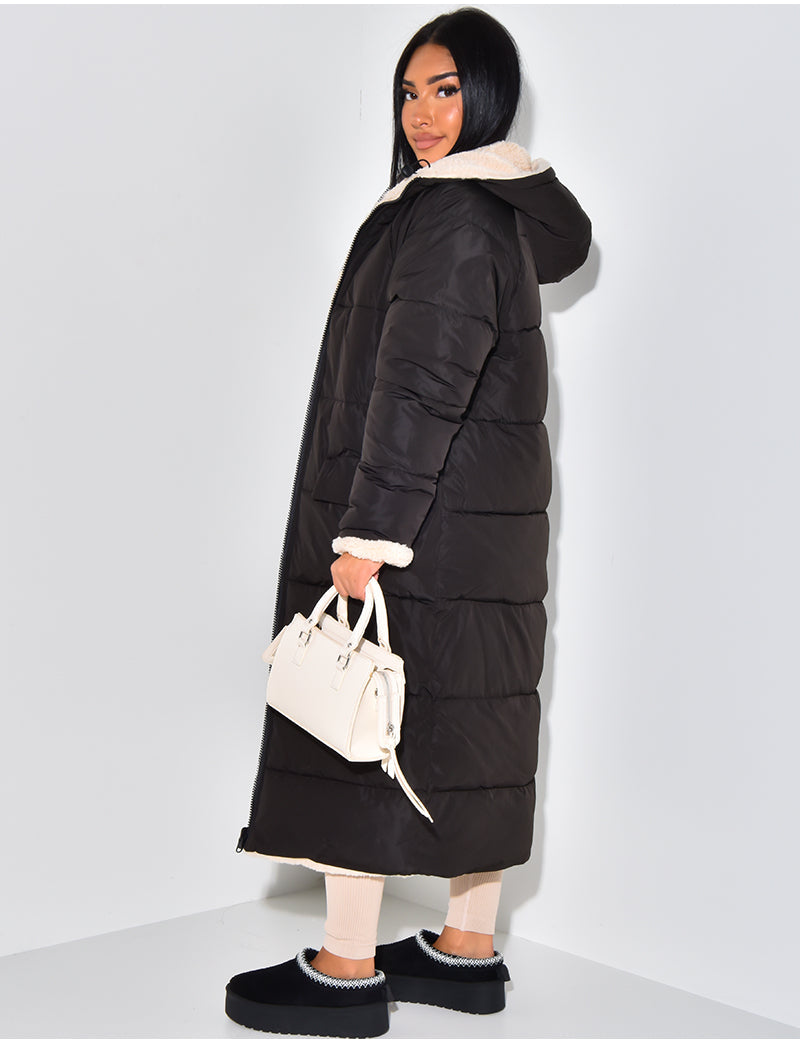 Valenzora | Warme gefütterte Winterjacke für Damen - Wendbare Fleecejacke
