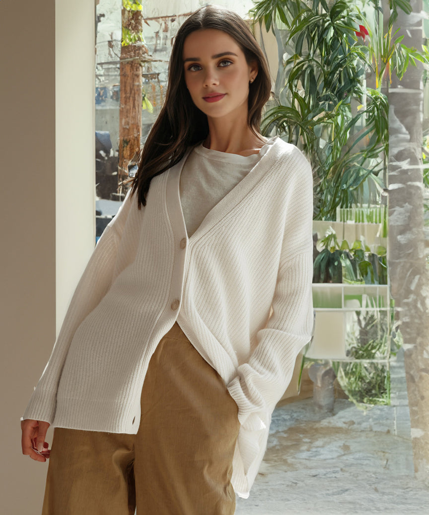 Valenzora - Casual cocoon cardigan
