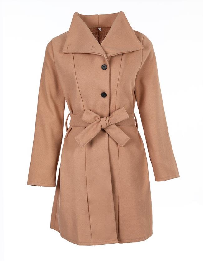 Valenzora Winter Trend: Elegant women's coat with belt