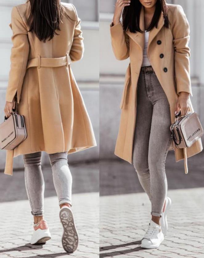 Valenzora Winter Trend: Elegant women's coat with belt