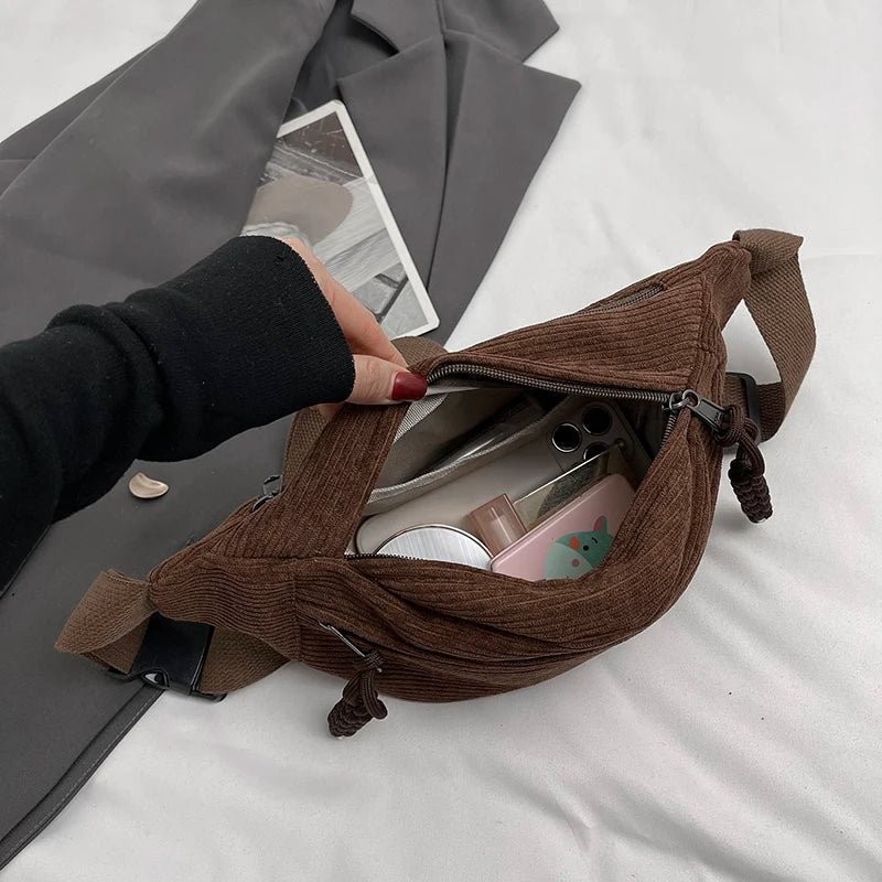 Valenzora | Lässige Cordtasche für Damen