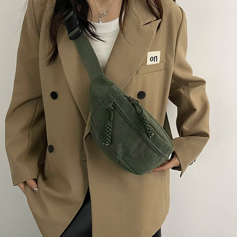 Valenzora | Lässige Cordtasche für Damen