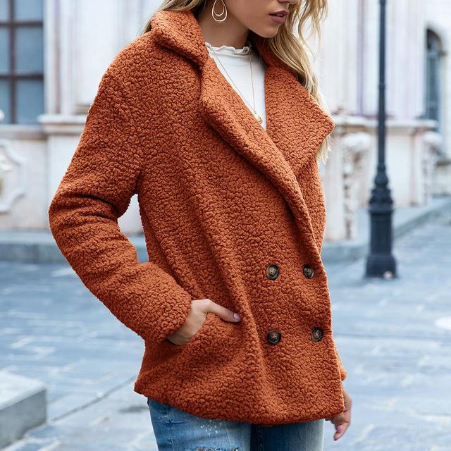 Elegant faux fur jacket