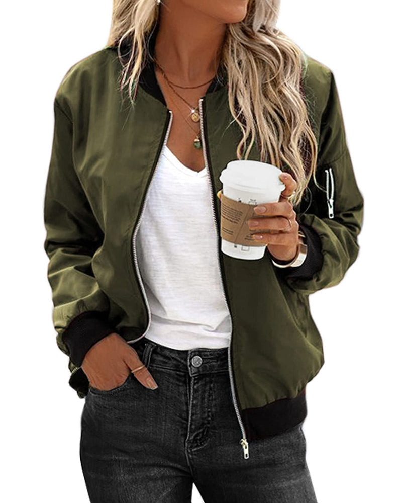 Valenzora | Klassische Bomberjacke für Damen