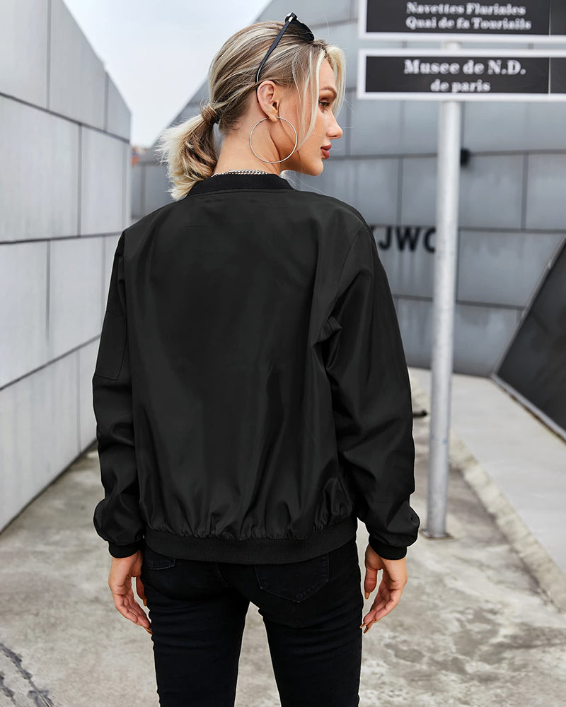 Valenzora | Klassische Bomberjacke für Damen