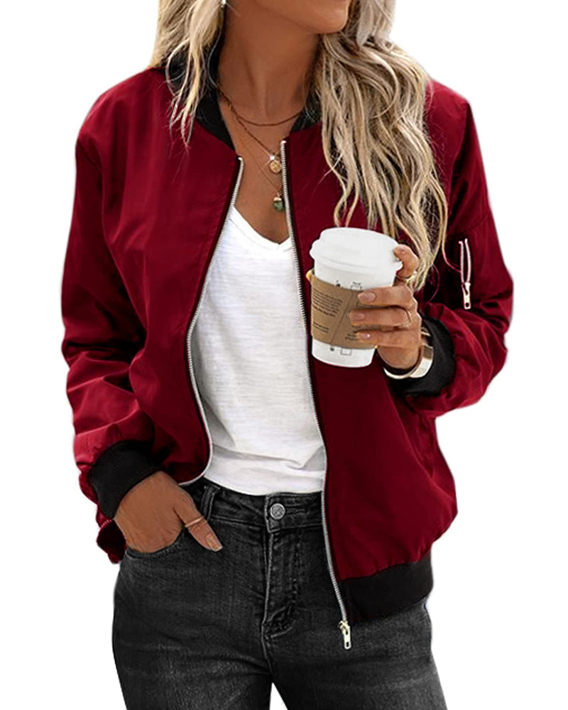 Valenzora | Klassische Bomberjacke für Damen