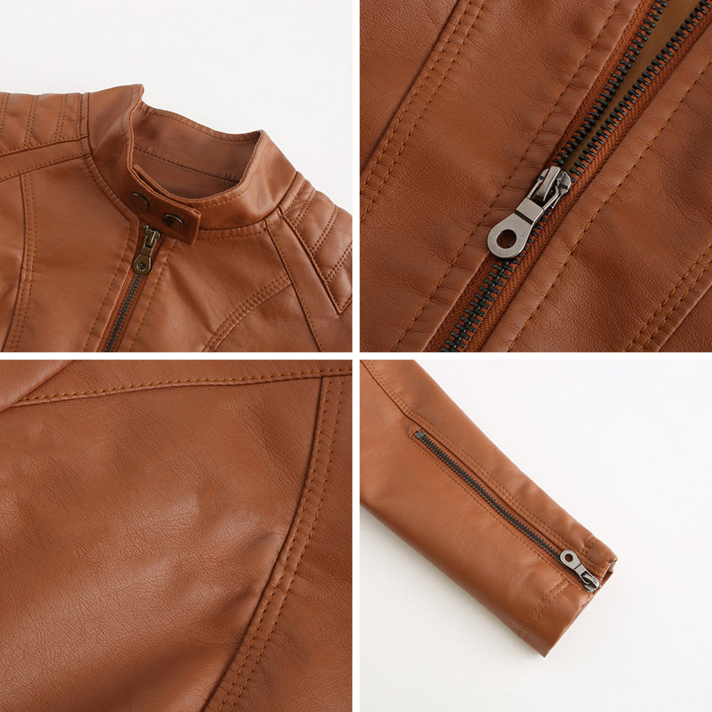 Adriana - Stylish leather jacket