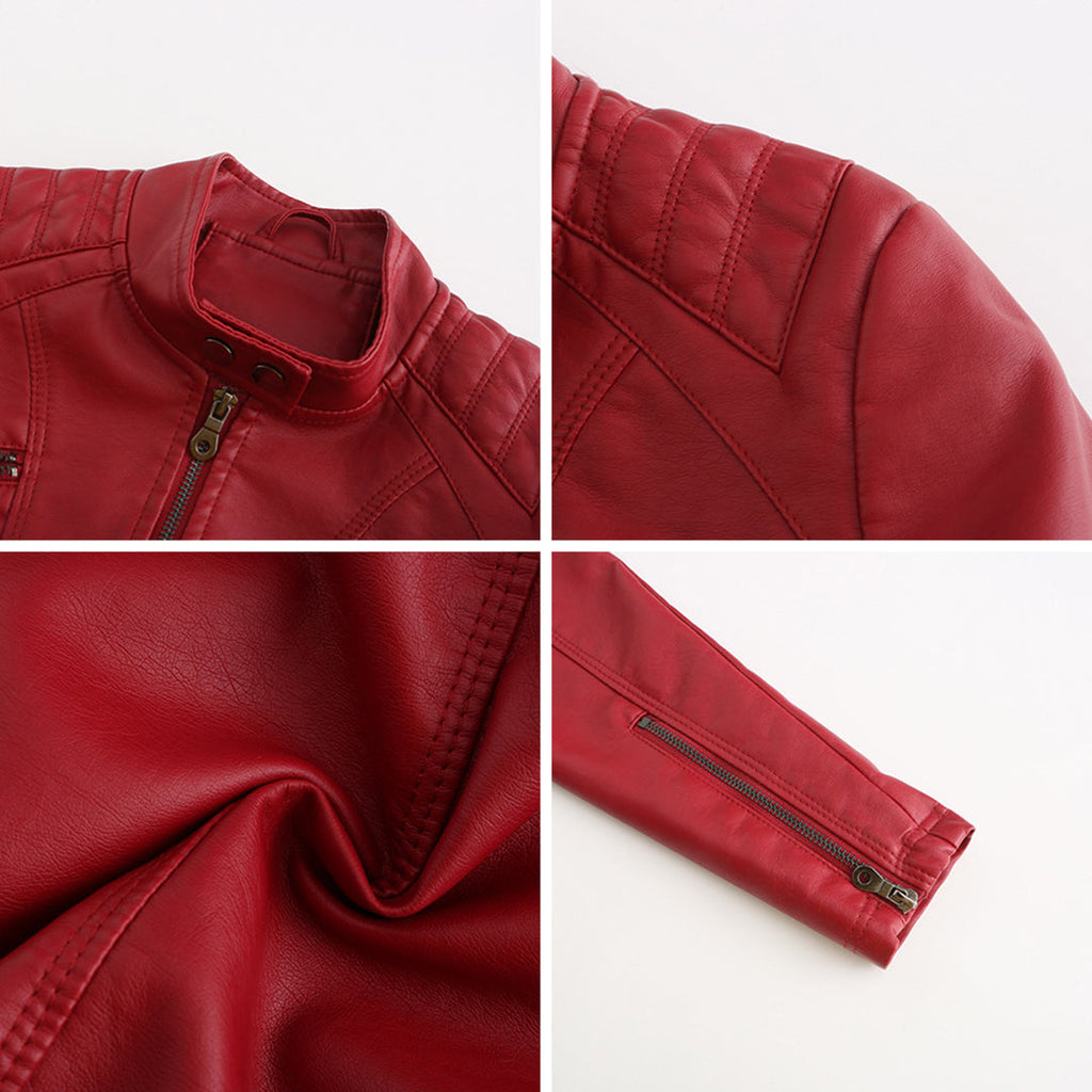 Adriana - Stylish leather jacket