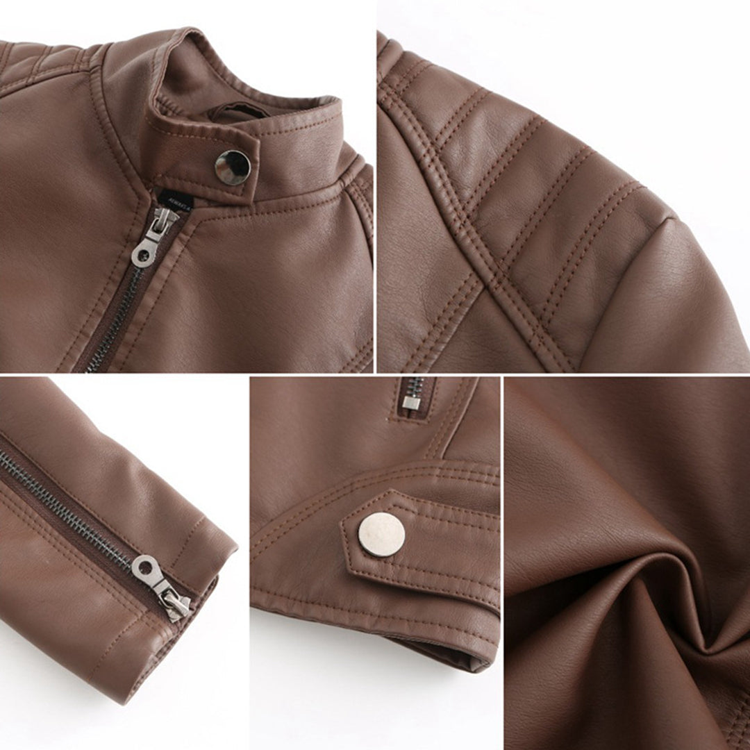 Valenzora | Leather jacket - Timeless comfort