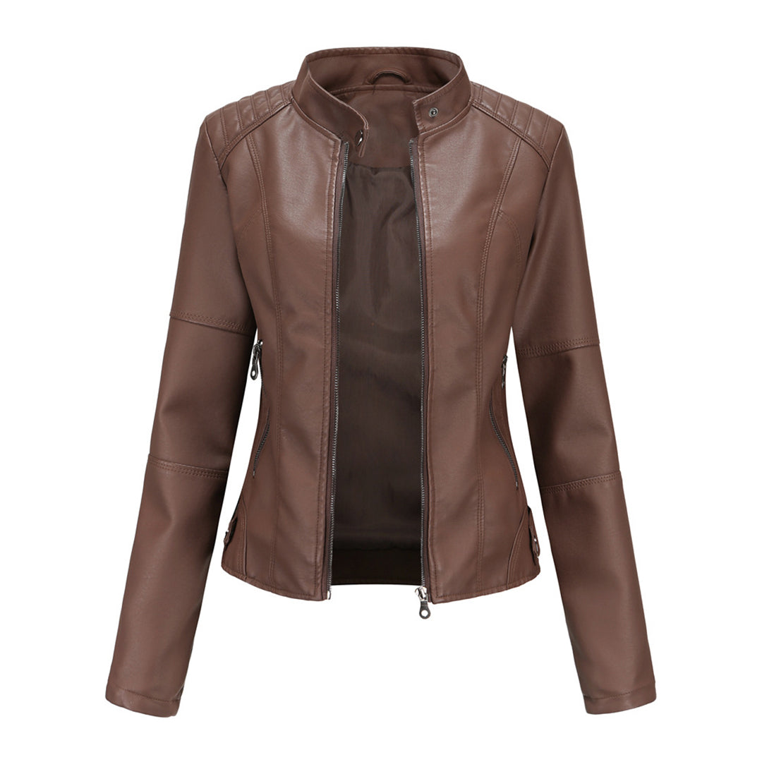 Valenzora GLAM: Moderne Lederjacke für Damen