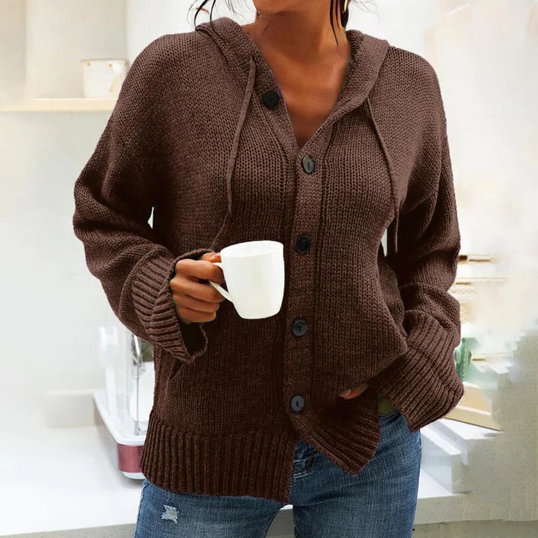 Valenzora | Casual hooded cardigan for women