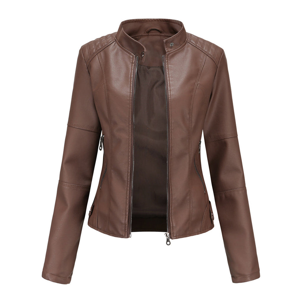 Valenzora | Klassische Bikerjacke aus Leder