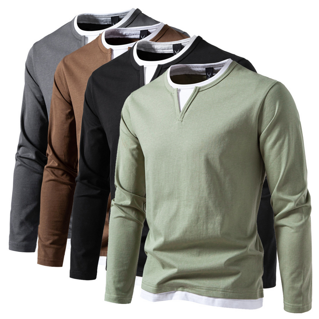 Valenzora | Long-sleeved cotton T-shirt