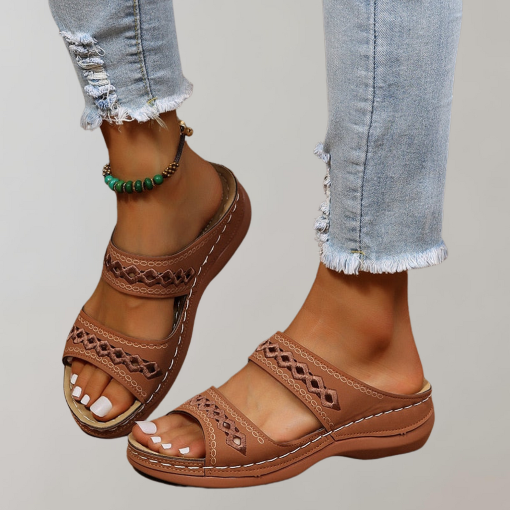 Valenzora - Orthopädische Sandalen für Damen | Bequeme Damensandalen | Sommer-Sandalen für Damen