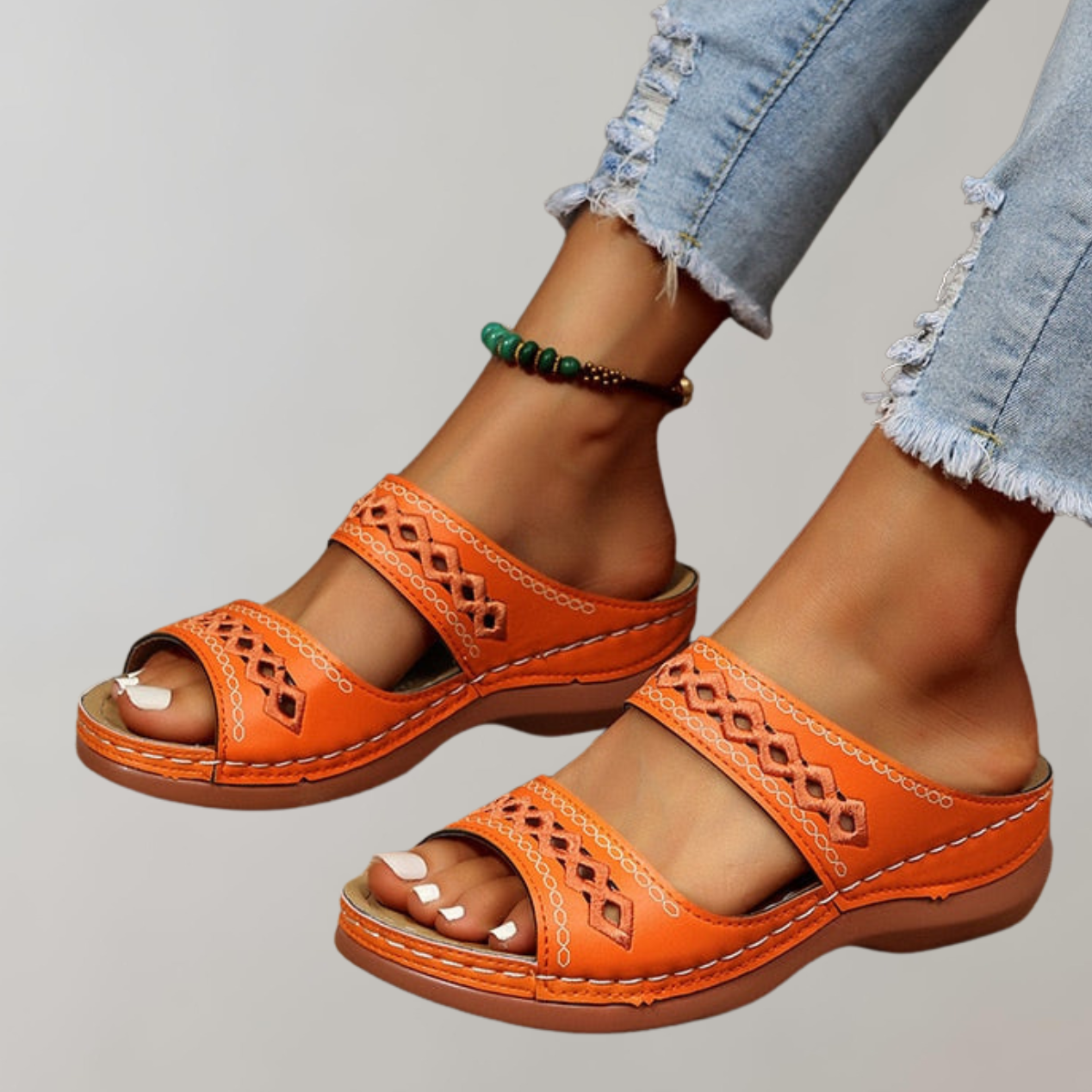 Valenzora - Orthopädische Sandalen für Damen | Bequeme Damensandalen | Sommer-Sandalen für Damen