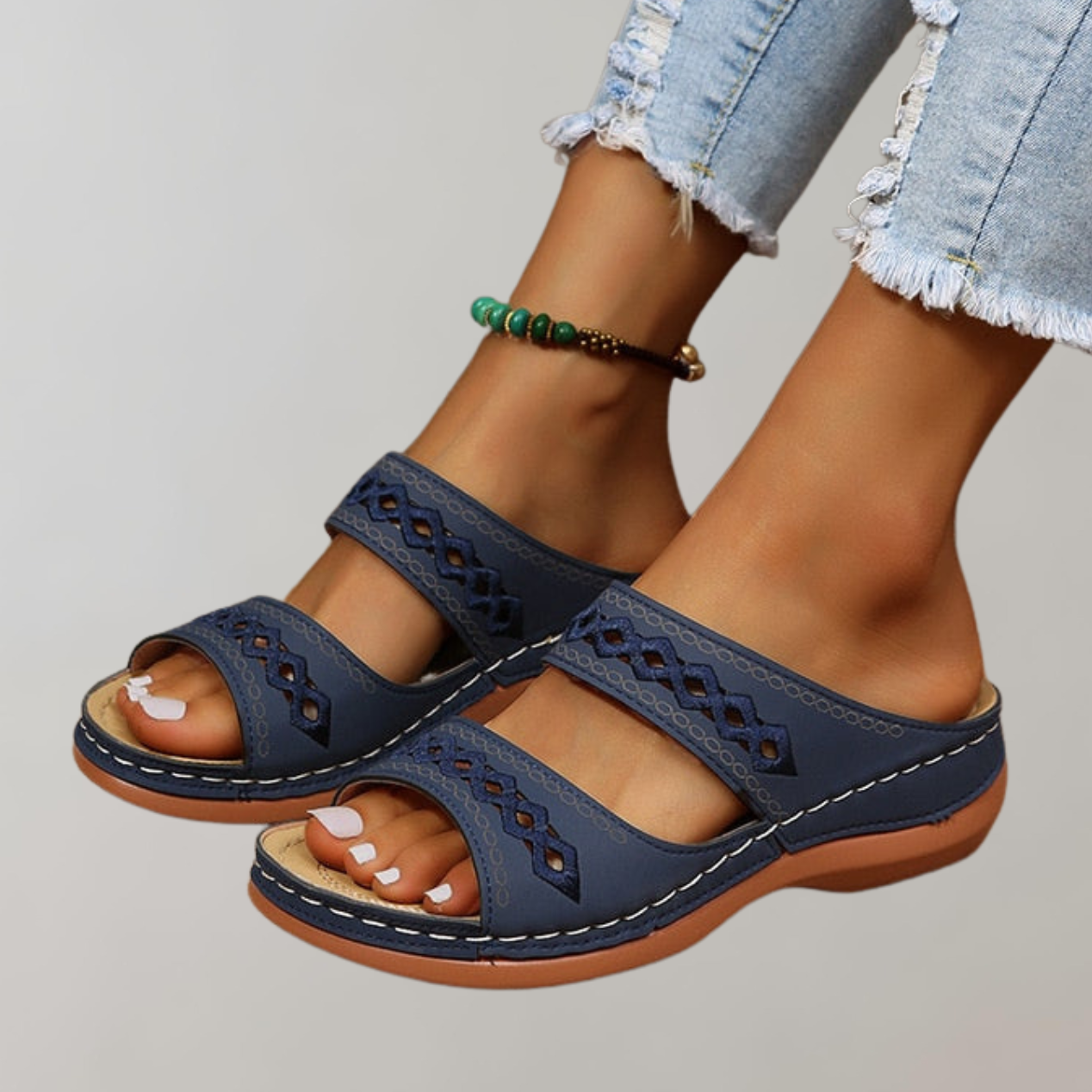 Valenzora - Orthopädische Sandalen für Damen | Bequeme Damensandalen | Sommer-Sandalen für Damen