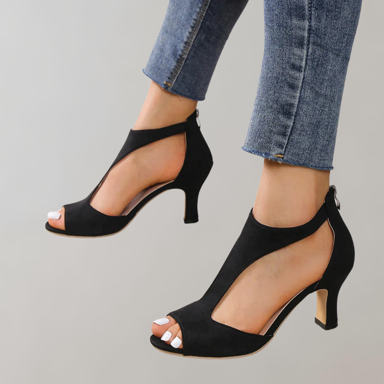 Valenzora - Orthopedic sandals with heels | Women's mule sandals