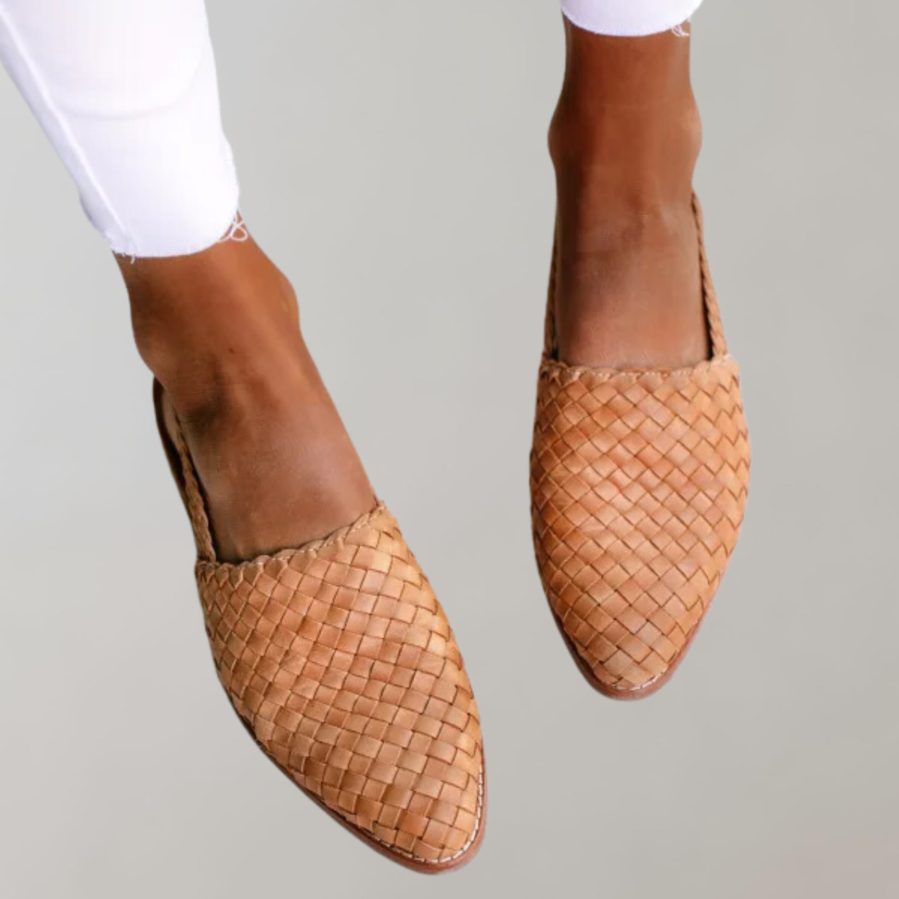 Valenzora - Flat sandal with low heel | Loafer sandal with strap at the back