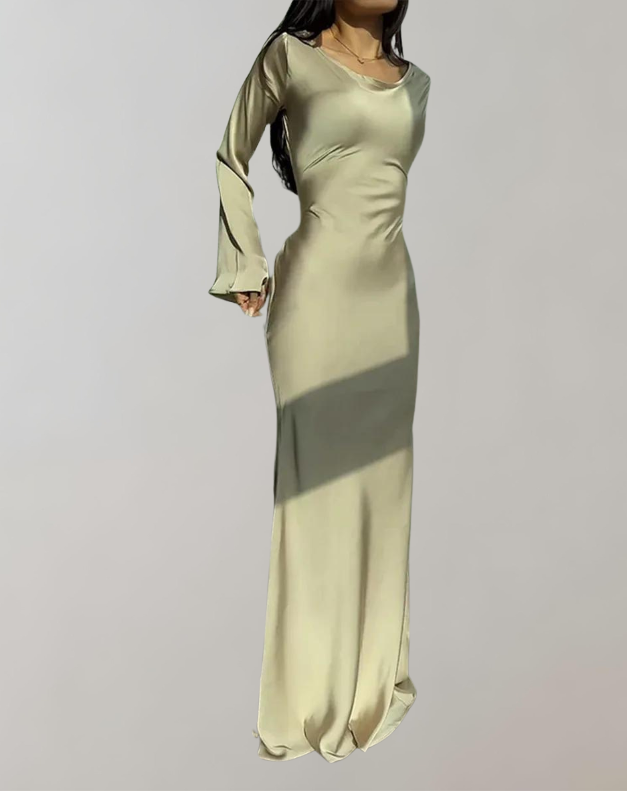 Valenzora - Abendkleid für Damen | Elegantes Abendkleid | Glänzendes, sexy Kleid