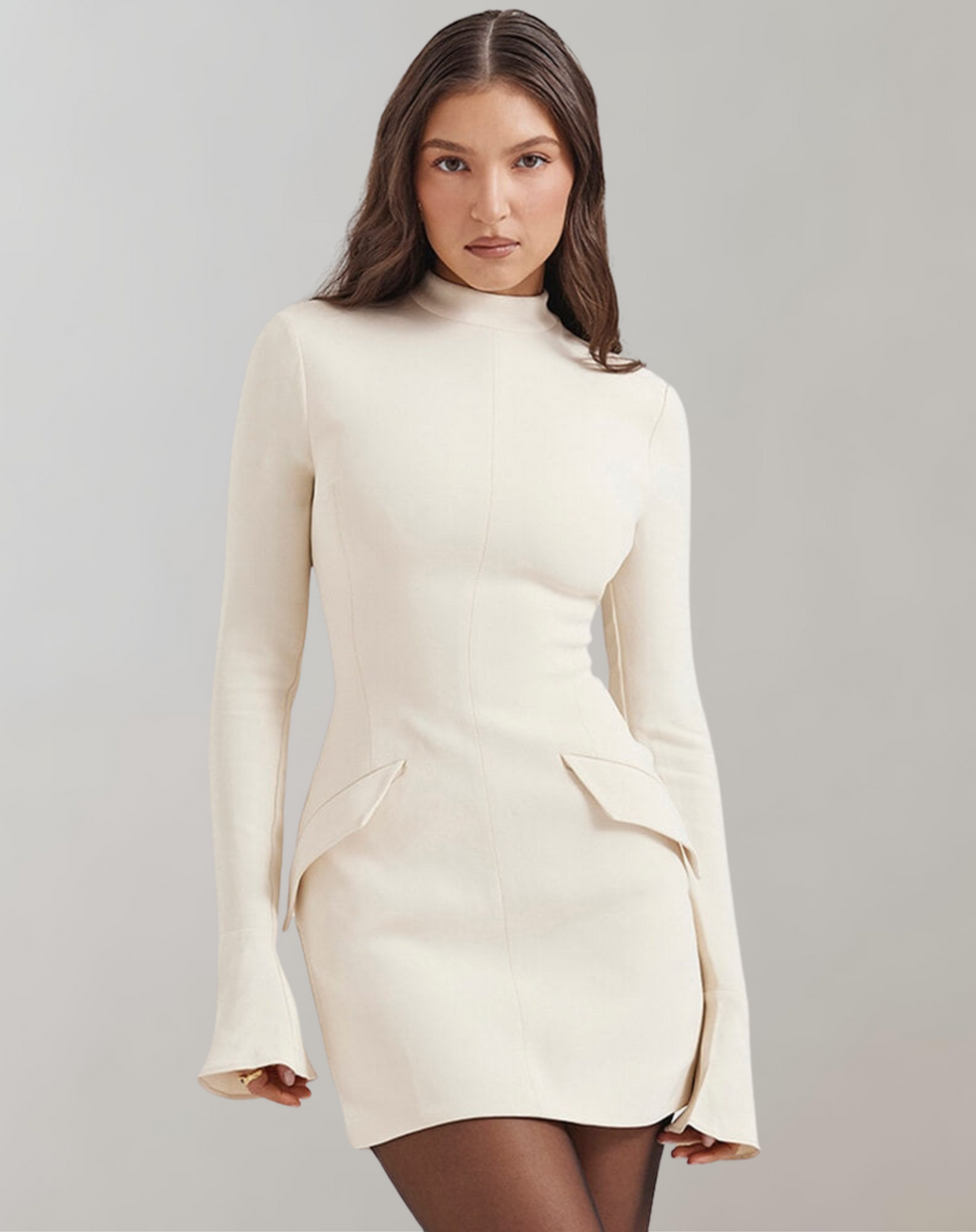 Valenzora - Chic Cocktail Dress | Tight Mini Dress with Pockets