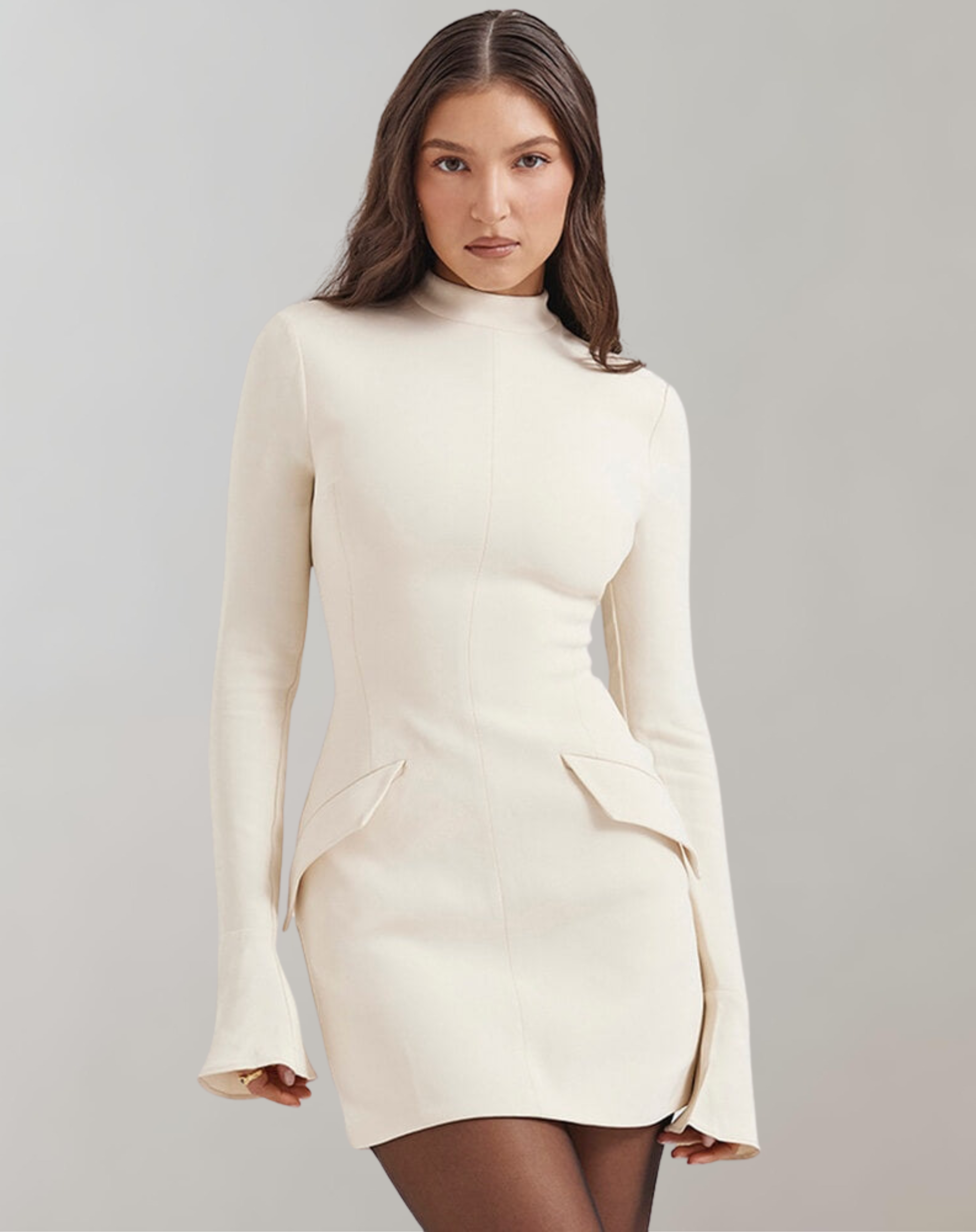 Valenzora - Chic Cocktail Dress | Tight Mini Dress with Pockets