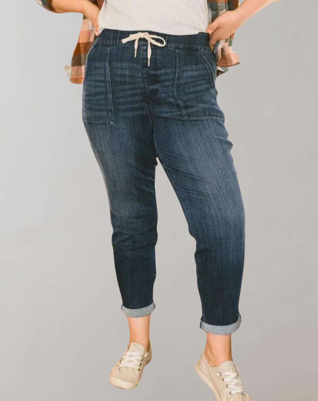Yat™ - Elastic Jogger Jeans