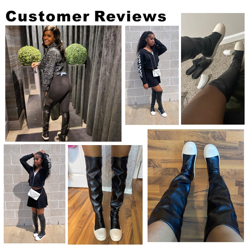 Valenzora | Flache Stiefel für Damen