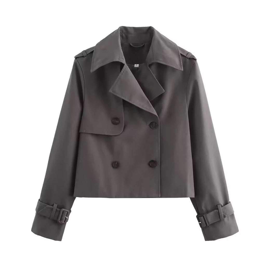 Valenzora | Shortened trench coat