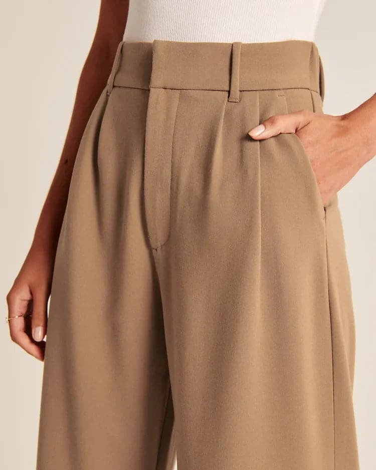 Mühelose maßgeschneiderte weite Hose