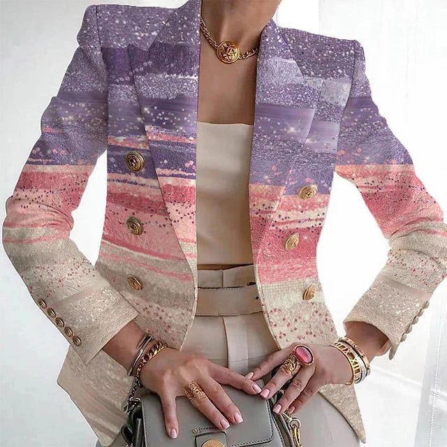 Valenzora | Schicker Print-Blazer