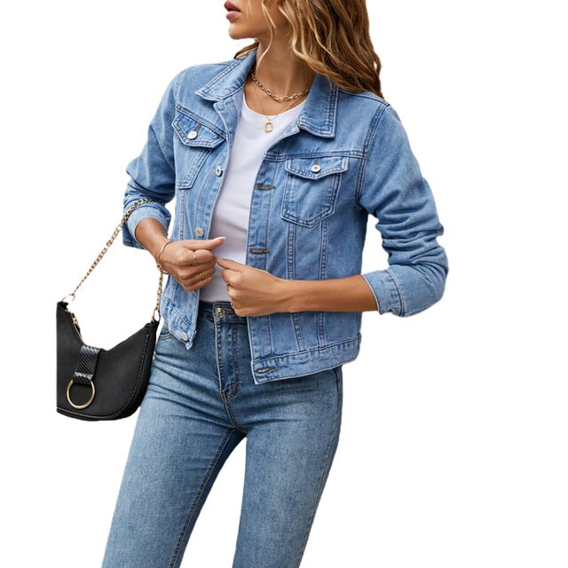 Valenzora | Legere Knopfleiste-Jacke für Damen
