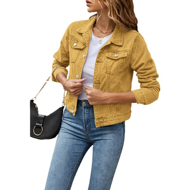Valenzora | Legere Knopfleiste-Jacke für Damen