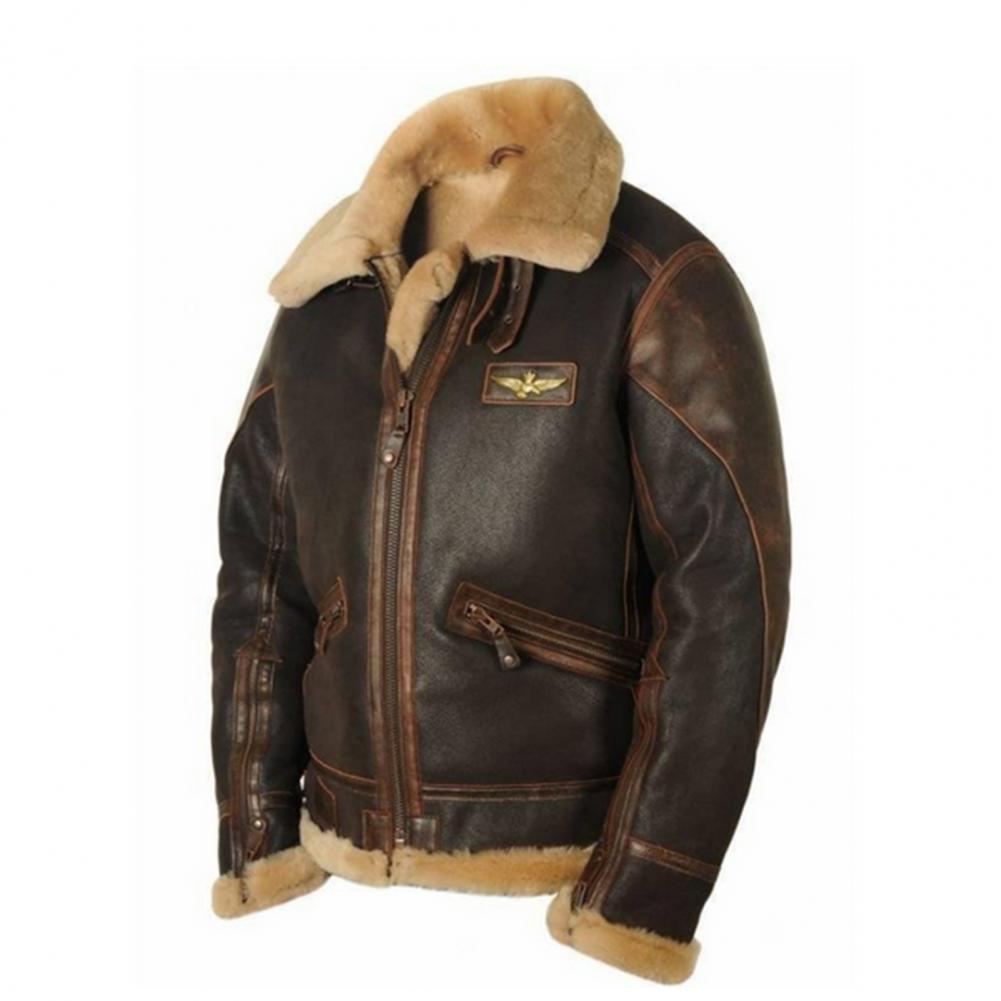 Valenzora | Leather jacket with high collar