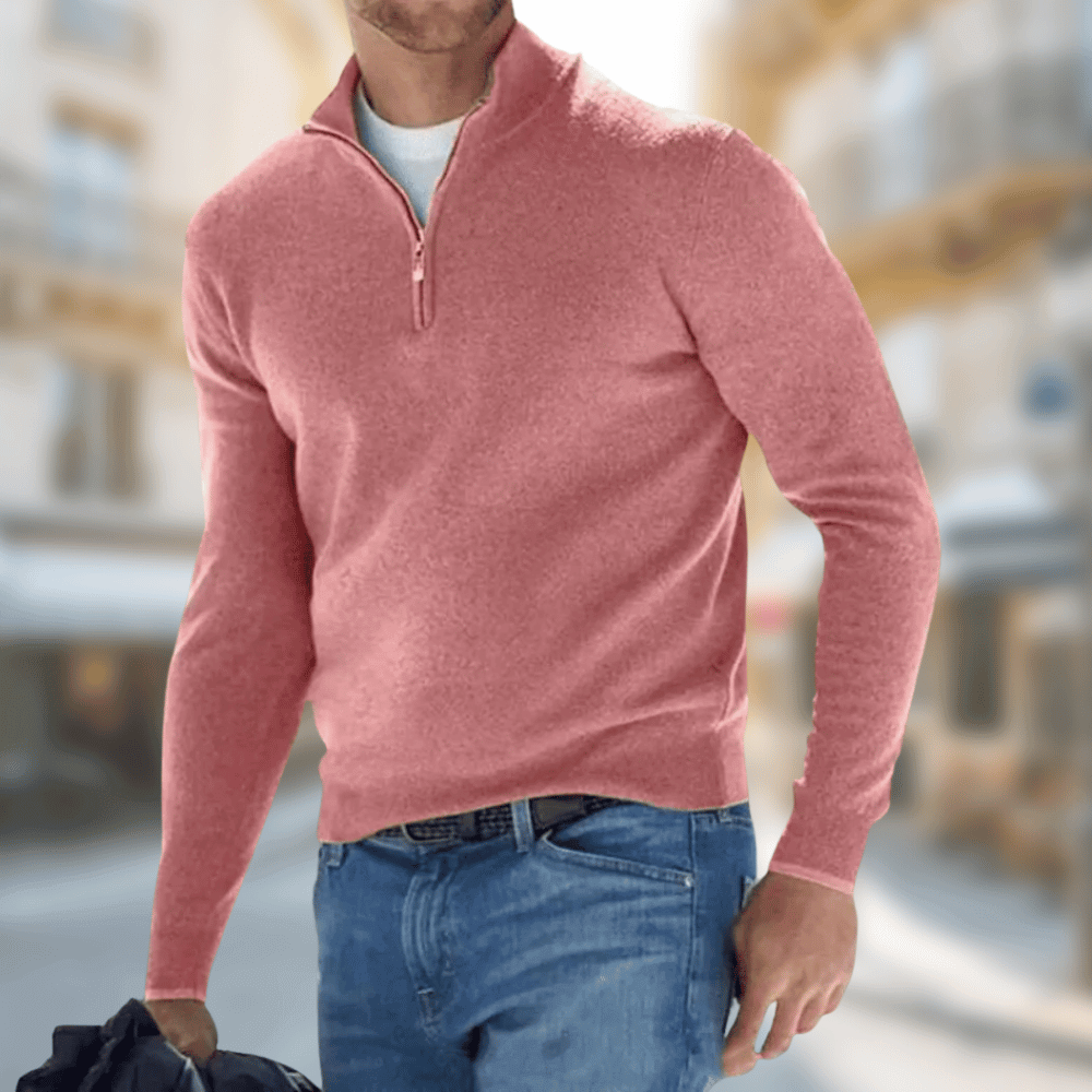 The comfortable and elegant sweater for the transitional season