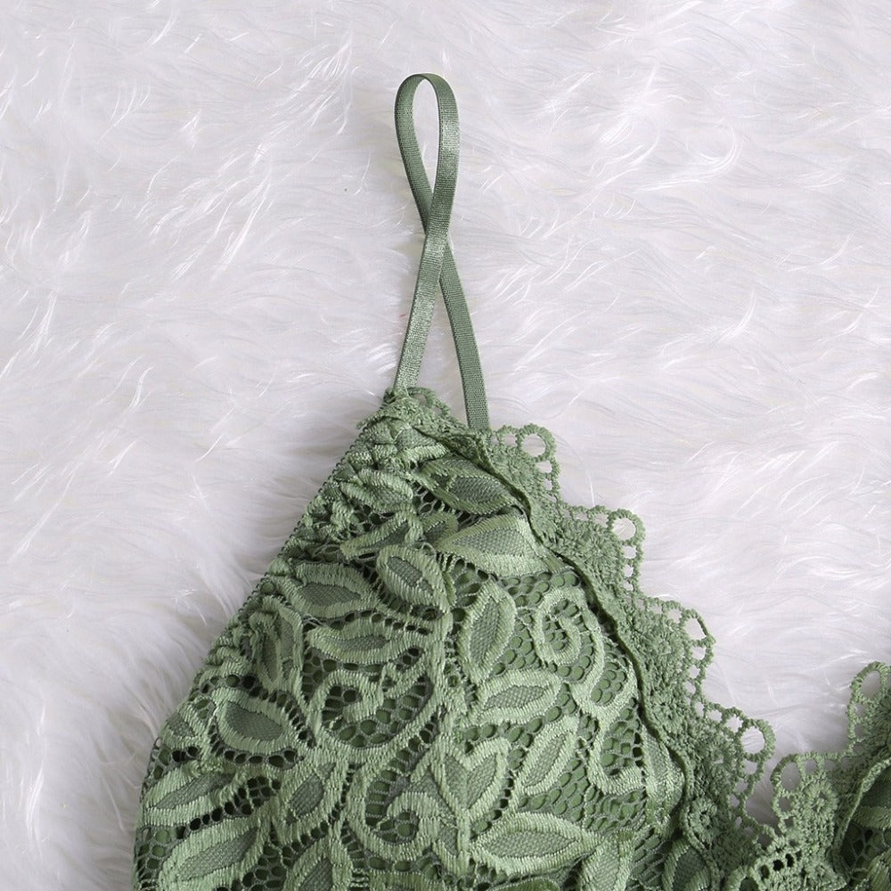Valenzora | Verführerisches Spitzen-Bralette Crop Top