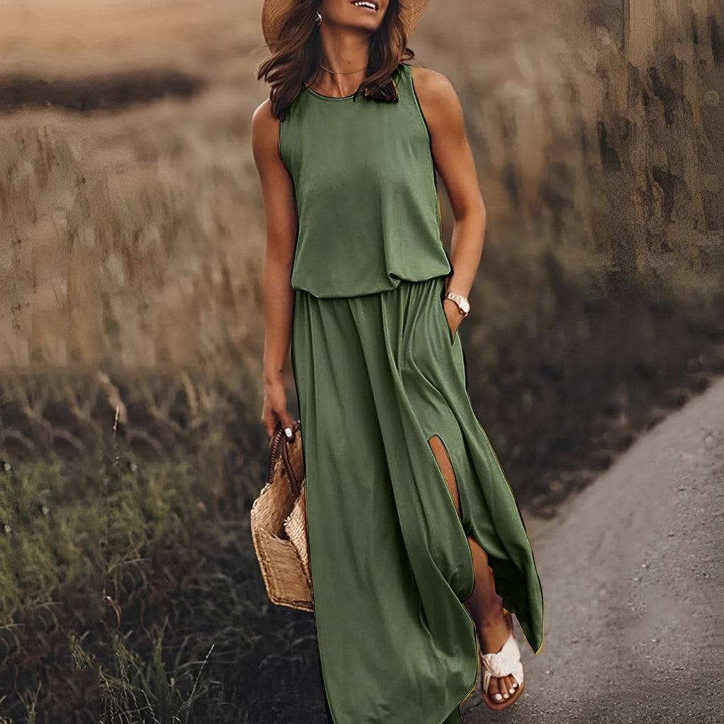 Valenzora | Elegant color play dress