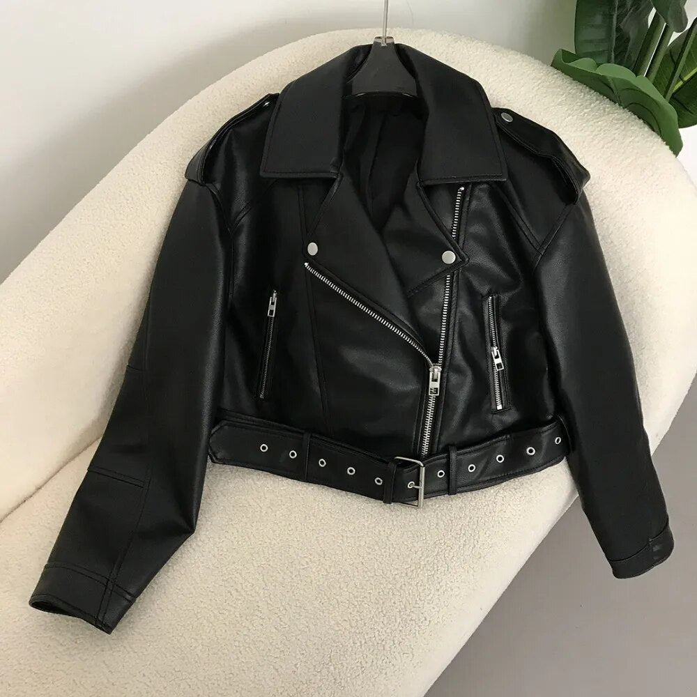 Valenzora | Elegante Lederjacke für den Frühling