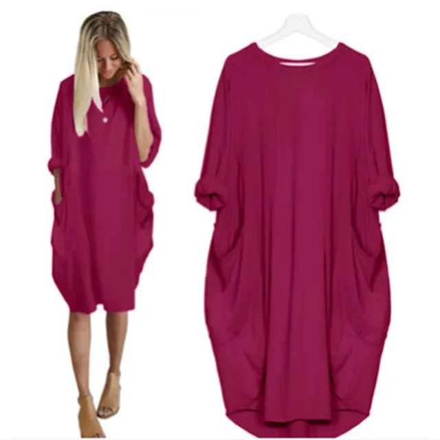 Valenzora | Comfortable belly-covering dress