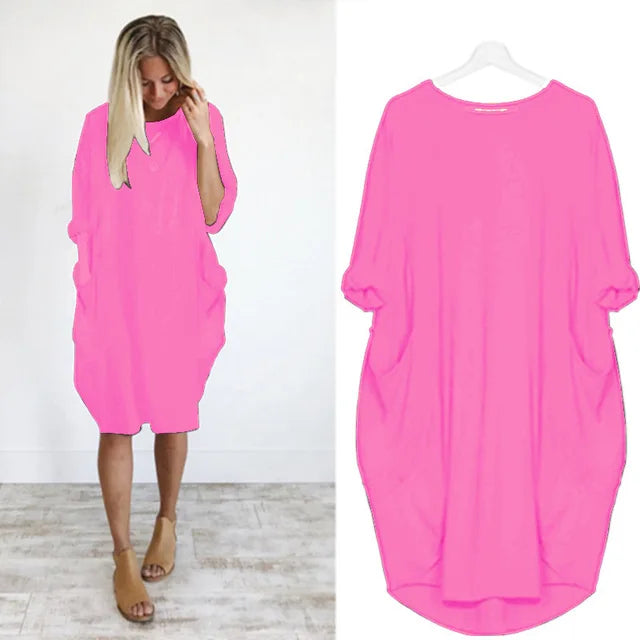 Valenzora | Comfortable belly-covering dress
