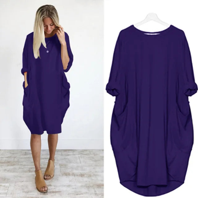 Valenzora | Comfortable belly-covering dress