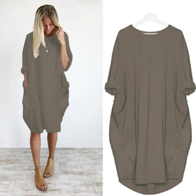 Valenzora | Comfortable belly-covering dress