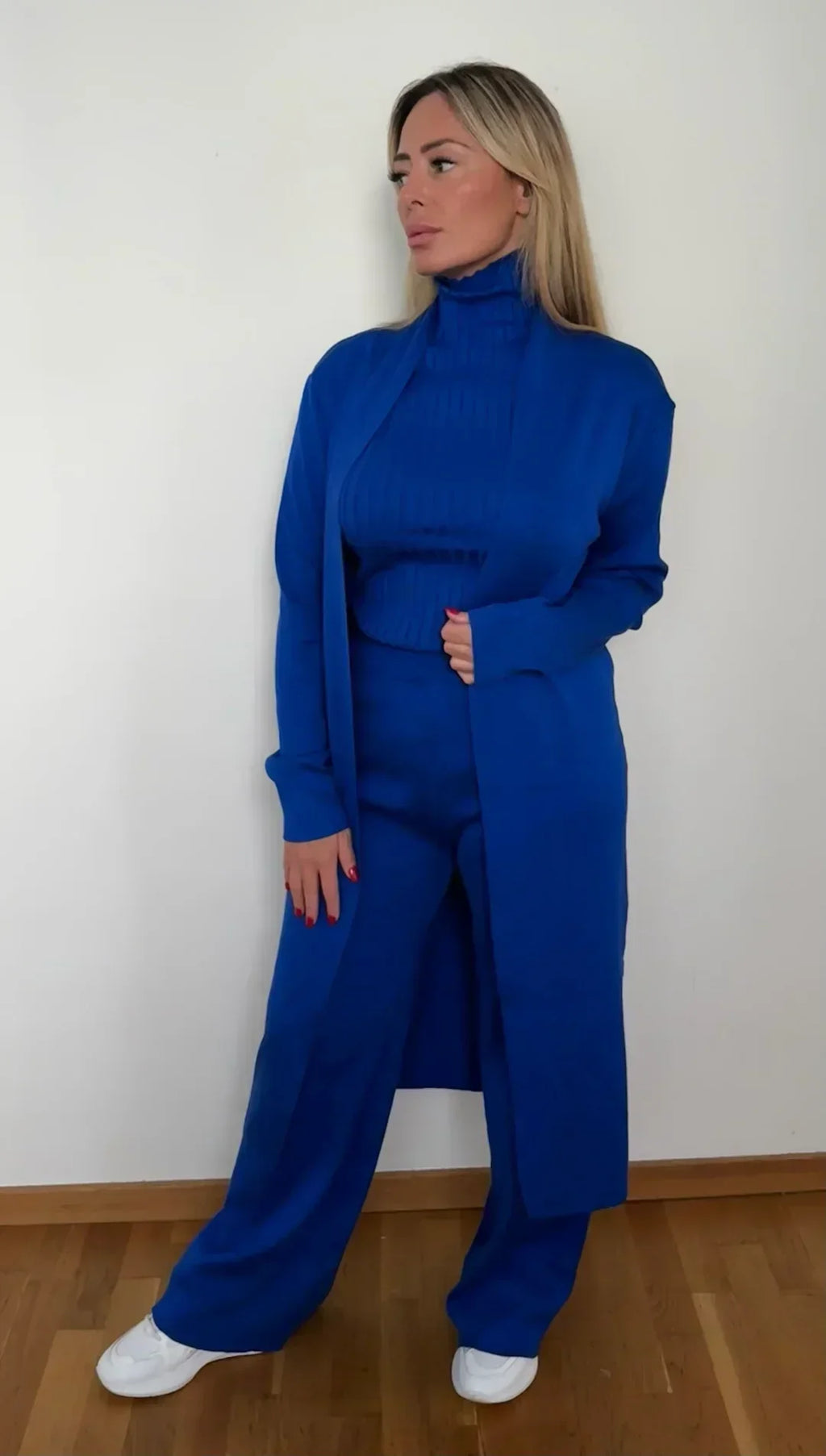 Valenzora | Women's Luxury 3-Piece Knit Co-Order Set Soft & Stretchy